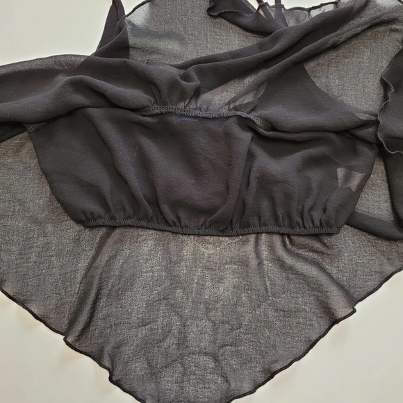 Willy Jay's Black Layered Tank Top Size Small - Picture 6 of 10